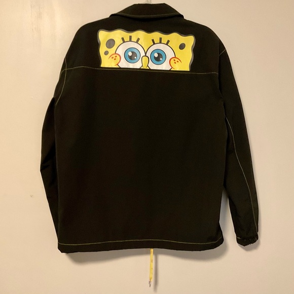Timberland SpongeBob SquarePants Lightweight Coach Jacket Black - Picture 6 of 12